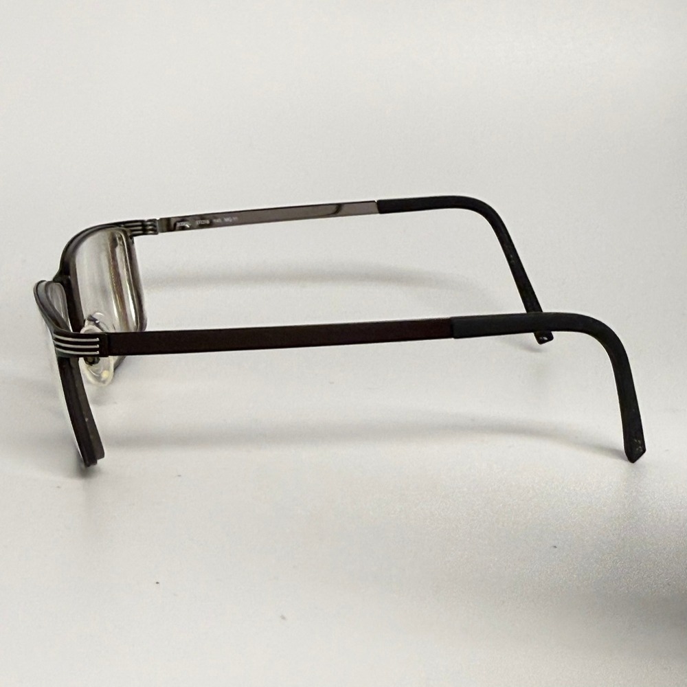 Morel France 30065L Rectangular Metal Eyeglass Frames Brown 57-18-145 MG 11 - Picture 2 of 8
